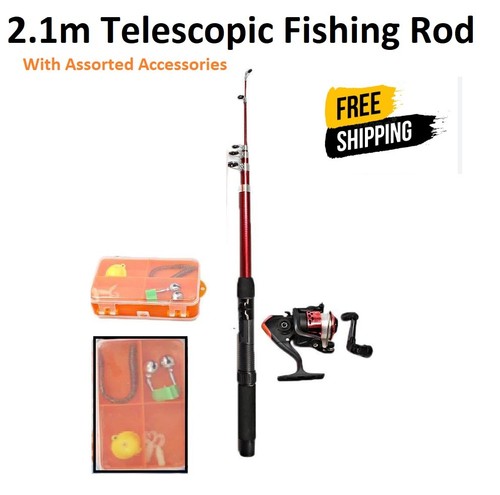 Telescopic fishing rod - telescopic,